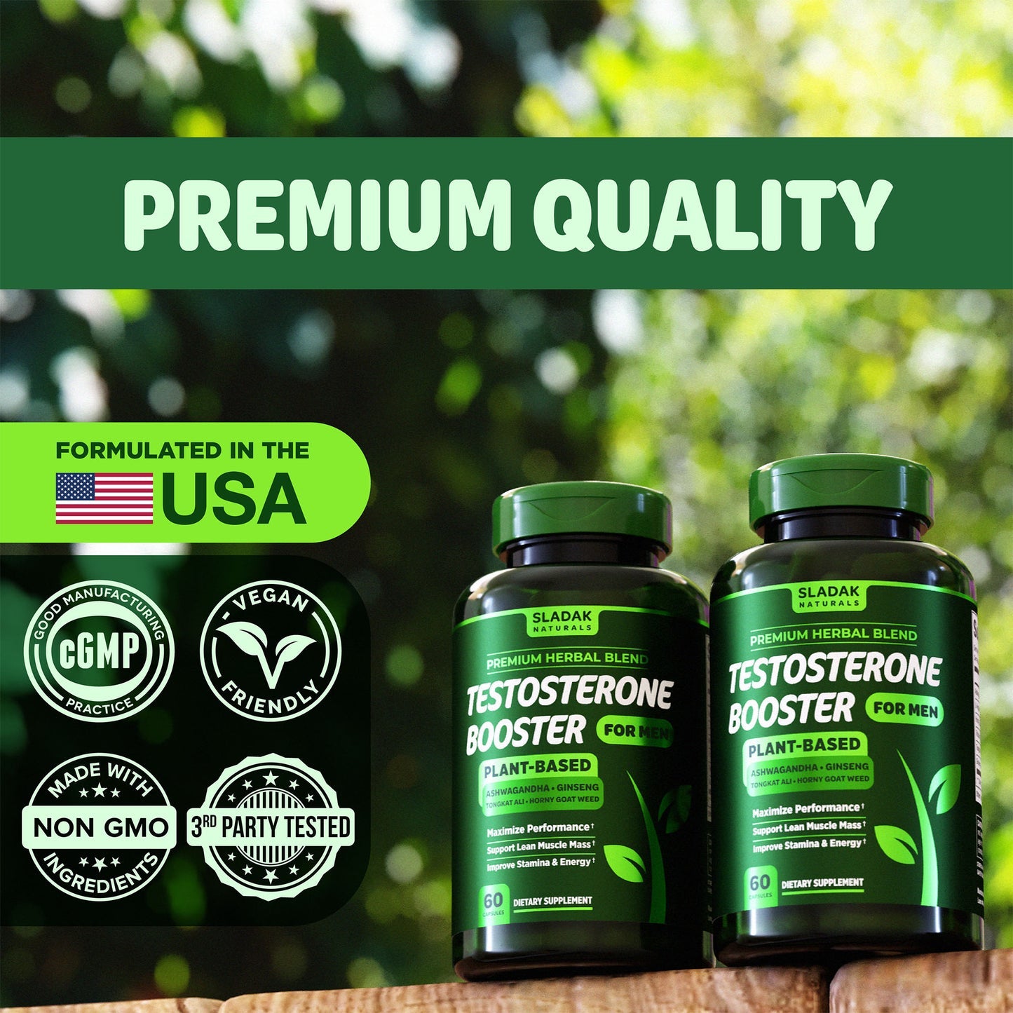 Testosterone Booster for Men Enhance Strength, Energy & Performance