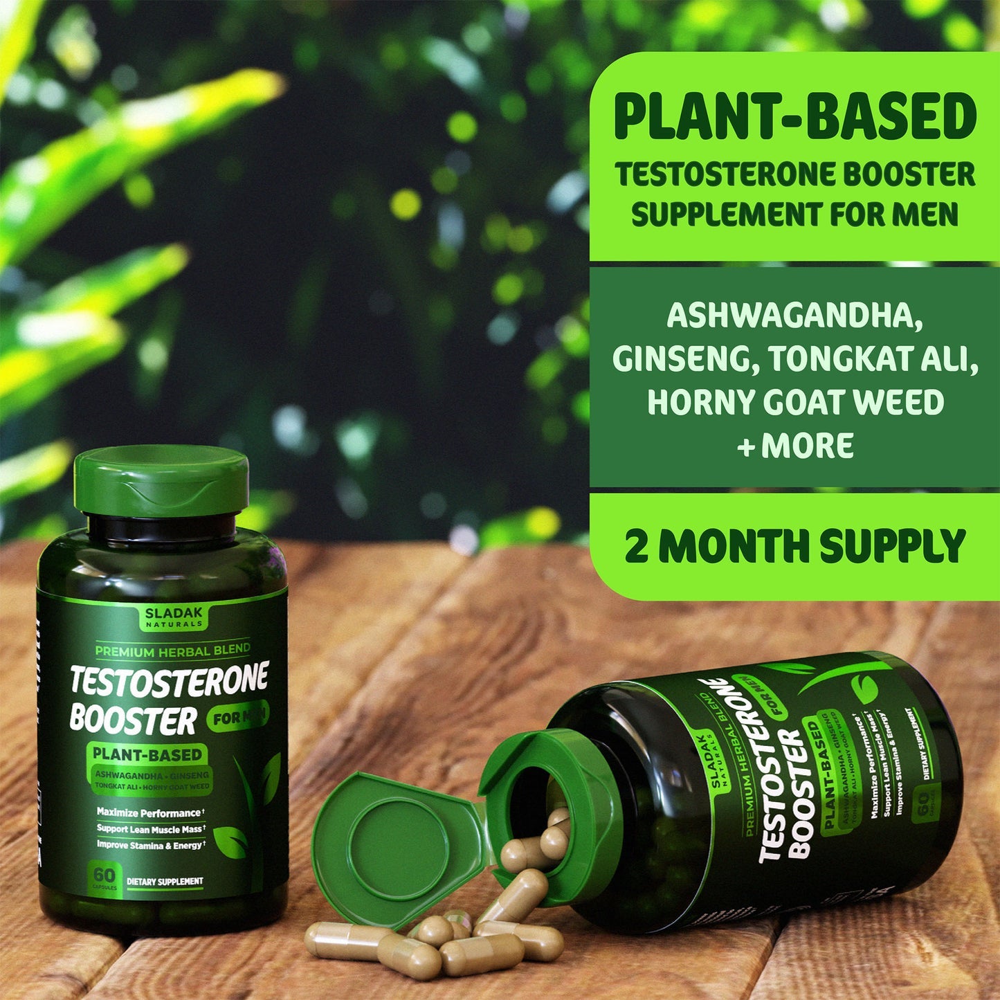 Testosterone Booster for Men Enhance Strength, Energy & Performance